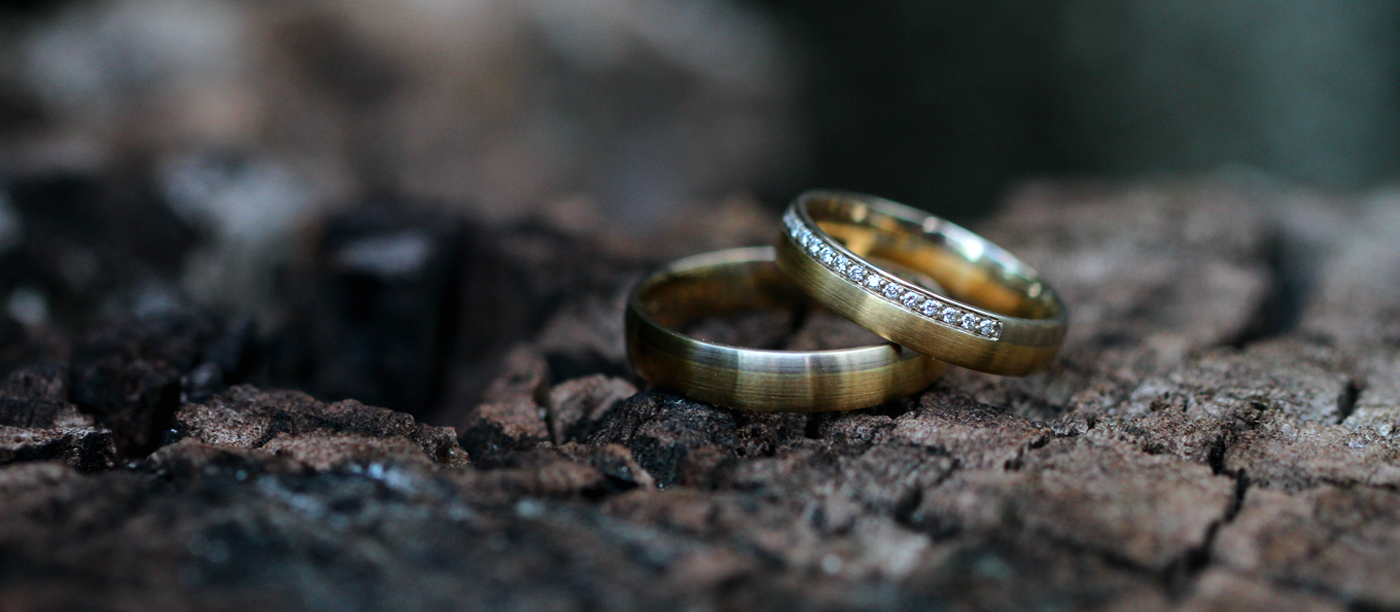 18ct gold wedding rings Mauritius