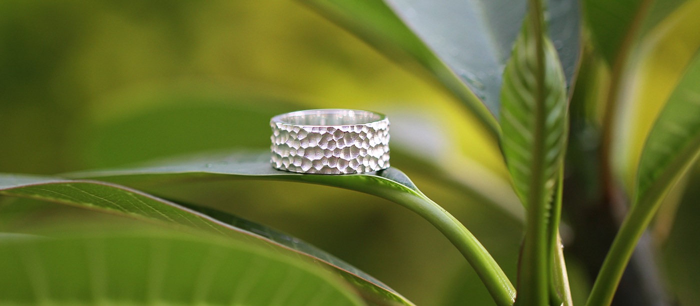Unique textured rings Mauritius
