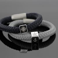 bracelet for men with silver elements, Mauritius