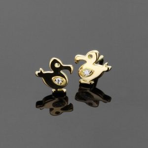 Exclusive 18ct gold earrings | Martin Beffert designs