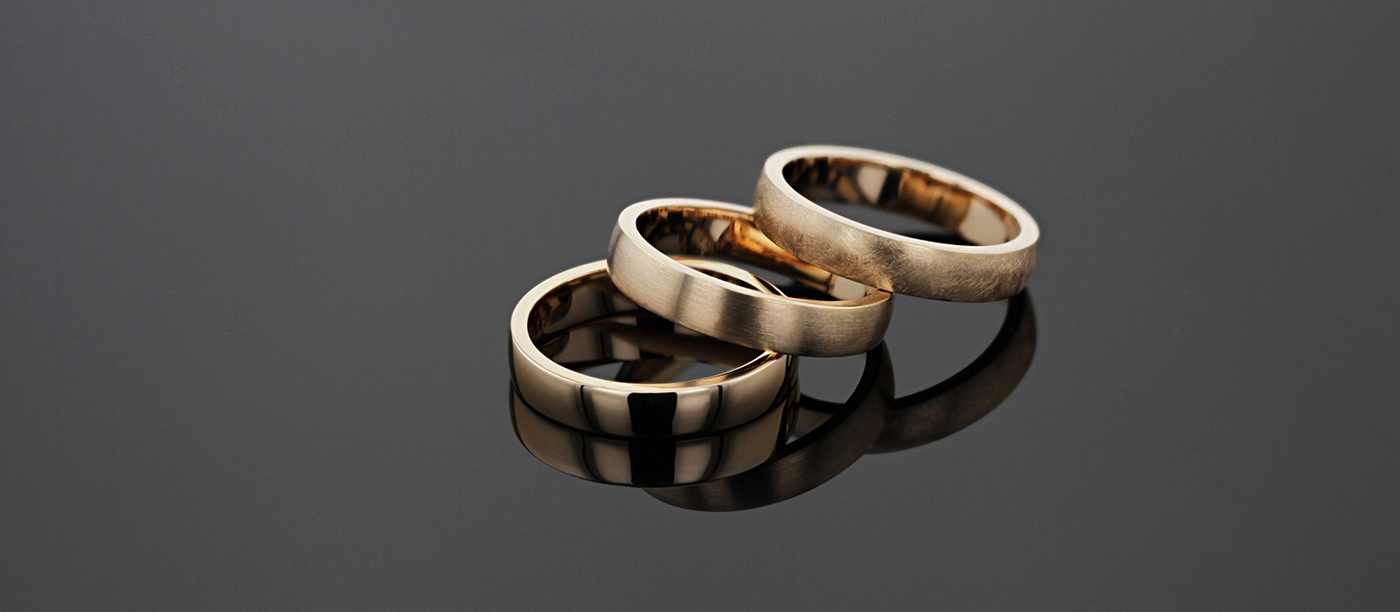 Gold wedding bands made in Mauritius