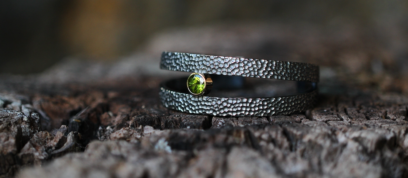 Unique textured jewellery