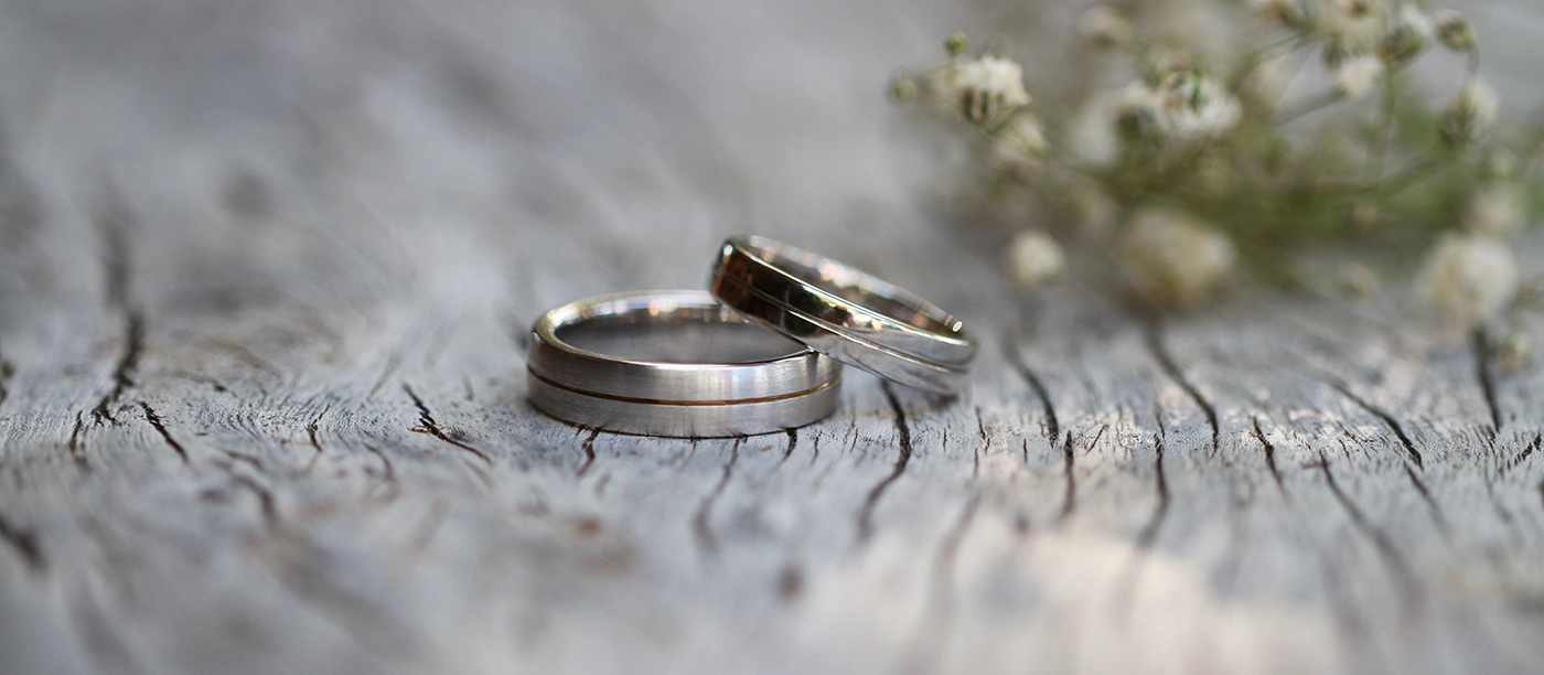 Unique wedding bands made in Mauritius