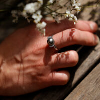 Tahiti pearl ring